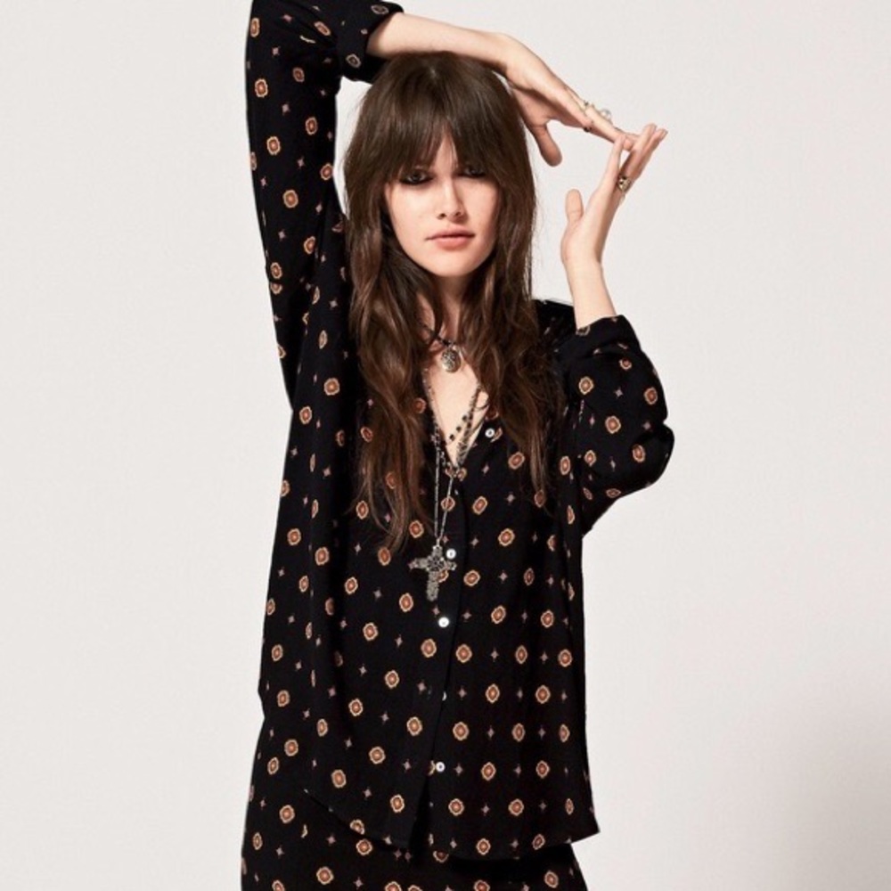 Free People Shirt Up Top